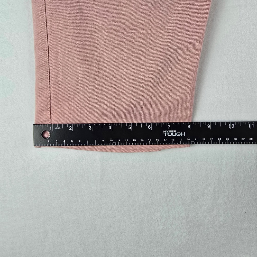 Rafaella Weekend Capri Pants Women 16 Pink Stretch Cotton Cropped Casual Pockets - Picture 9 of 10